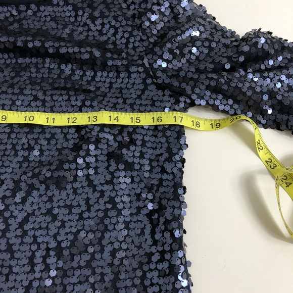 Rachel Rachel Roy Liza Blue Sequin Mini Dress 2 - Picture 6 of 8